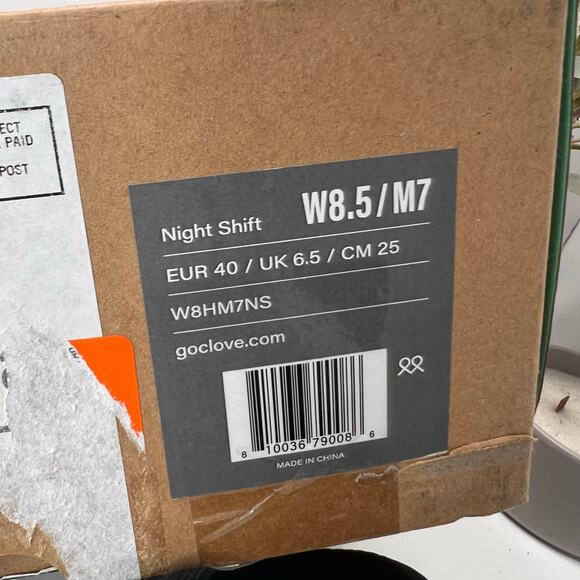 Clove Nursing Classic Sneaker Night Shift Shoes Black Women W8.5/M7 NWB - Picture 10 of 10